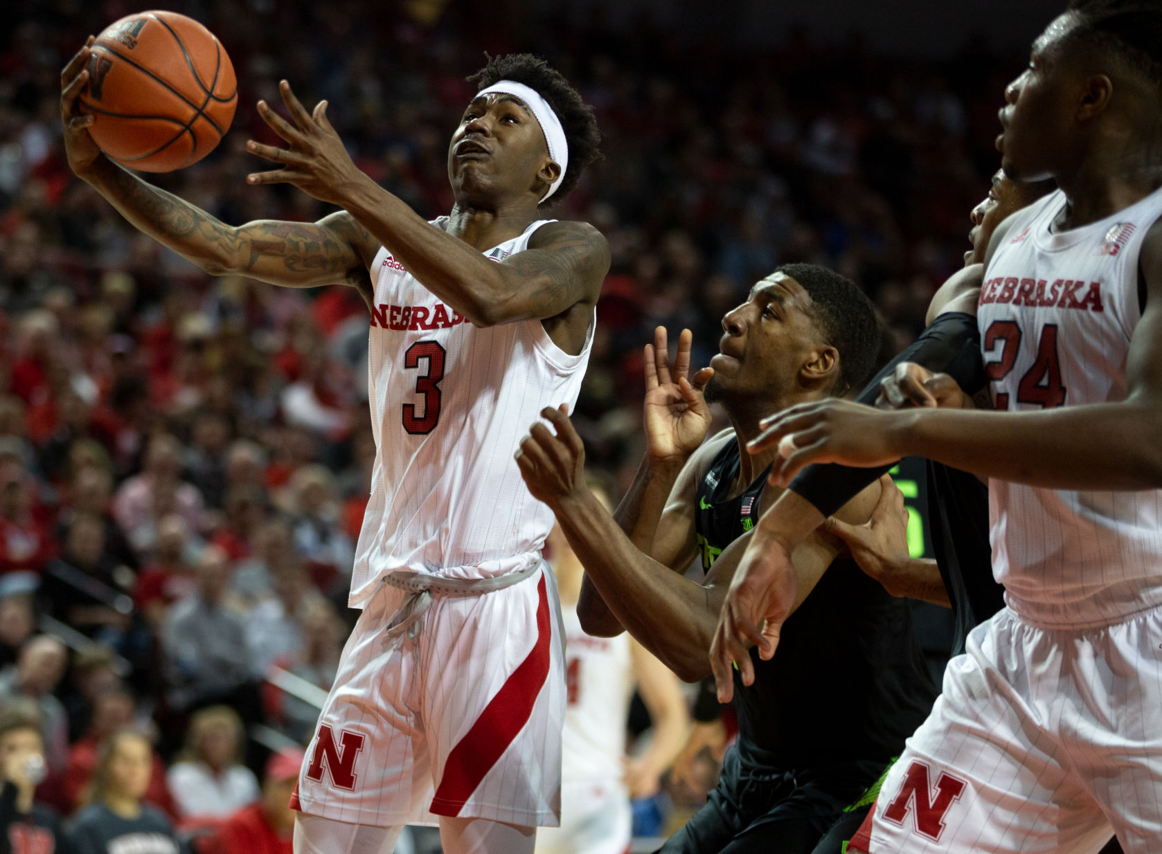 Nebraska Basketball vs. Michigan State Photo No. 3